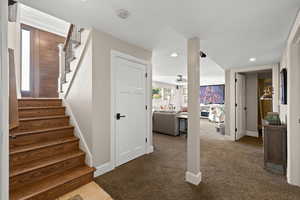 Entrance to Lower Level