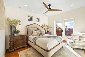 Primary Bedroom with Balcony Overlooking Salt Lake Valley