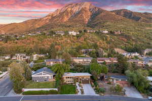 Aerial with Mountain View
