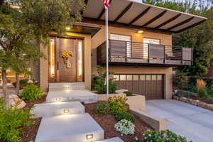 Entrance to Property; Concrete Driveway, Stairs & Front Entrance Expansion Newly Completed in 2024