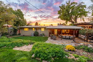 View of Patio & Terraced Yard