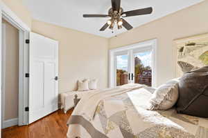 Bedroom #2 with Balcony Overlooking Salt Lake Valley