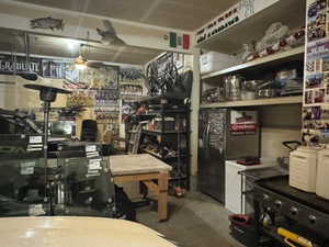 View of storage room