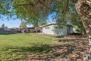 View of the back of the house