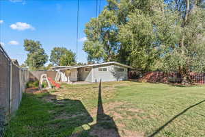 View of the back of the house