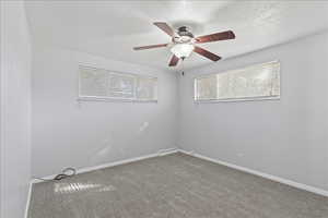 Bedroom 2 with ceiling fan