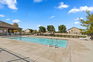 One of two community pools!