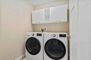 Laundry room (washer & dryer included!)