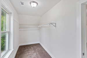 East side master bedroom walk-in closet