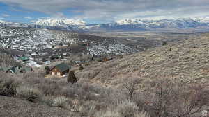 View of mountain background