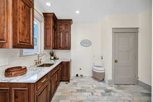 Cabinets in laundry room