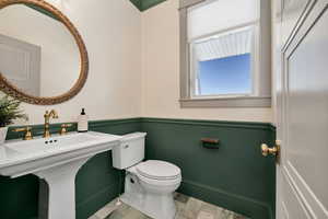 Bathroom with toilet