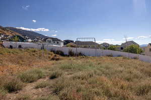 View of yard featuring a residential view