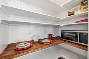 View of storage area