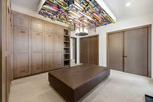 View of spacious closet