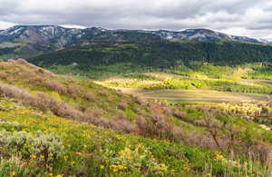View of mountain backdrop