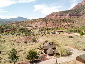View of mountain backdrop