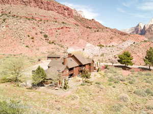 View of mountain background
