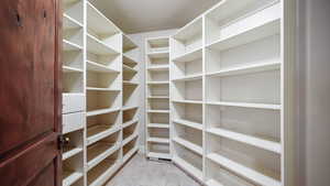 View of spacious closet