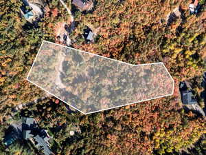 Map / location featuring property parcel outlined