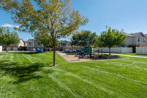 Community Playground facing Townhome
