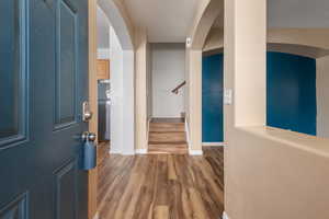 Front Door Entry into open Floor Plan