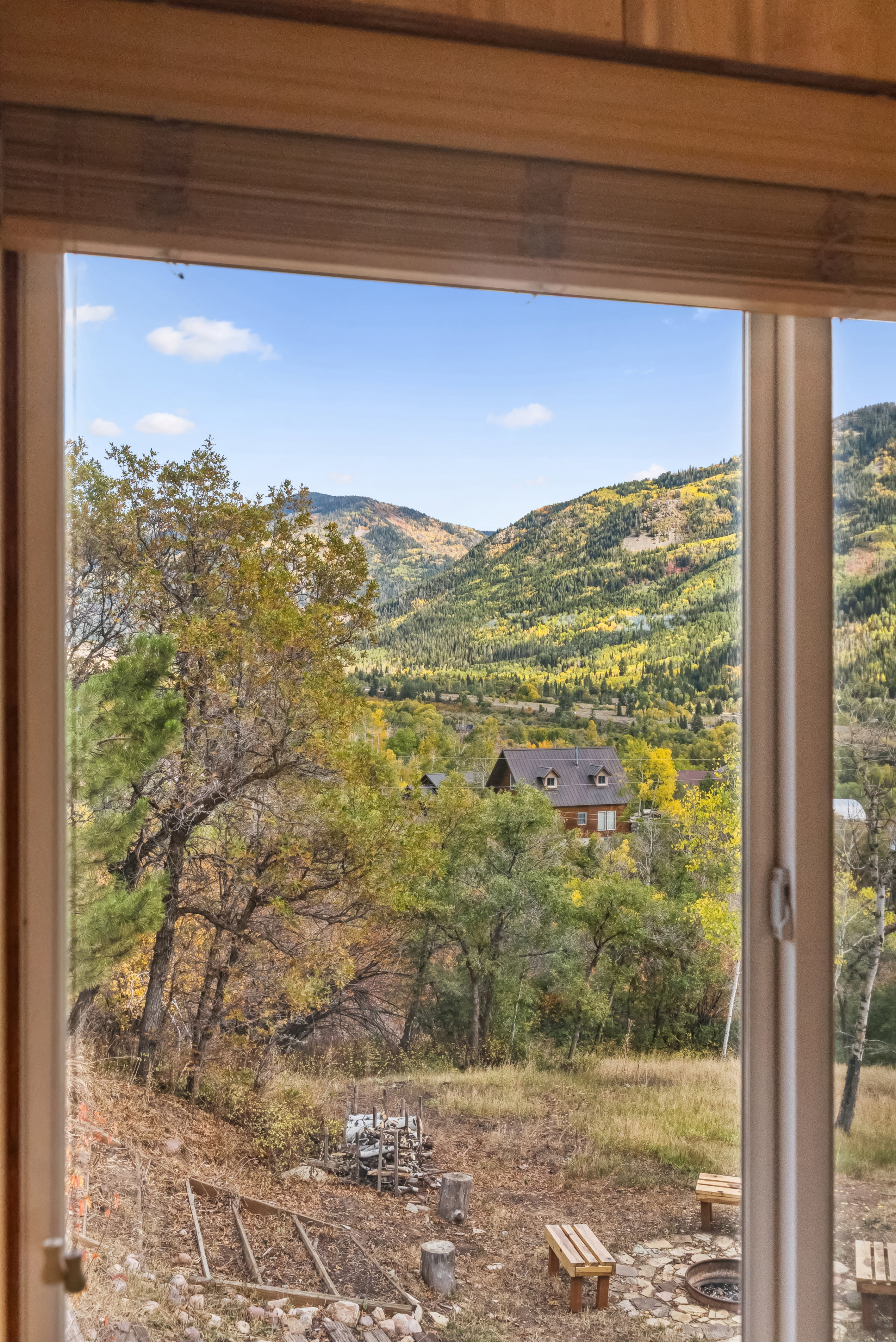 View of mountain backdrop