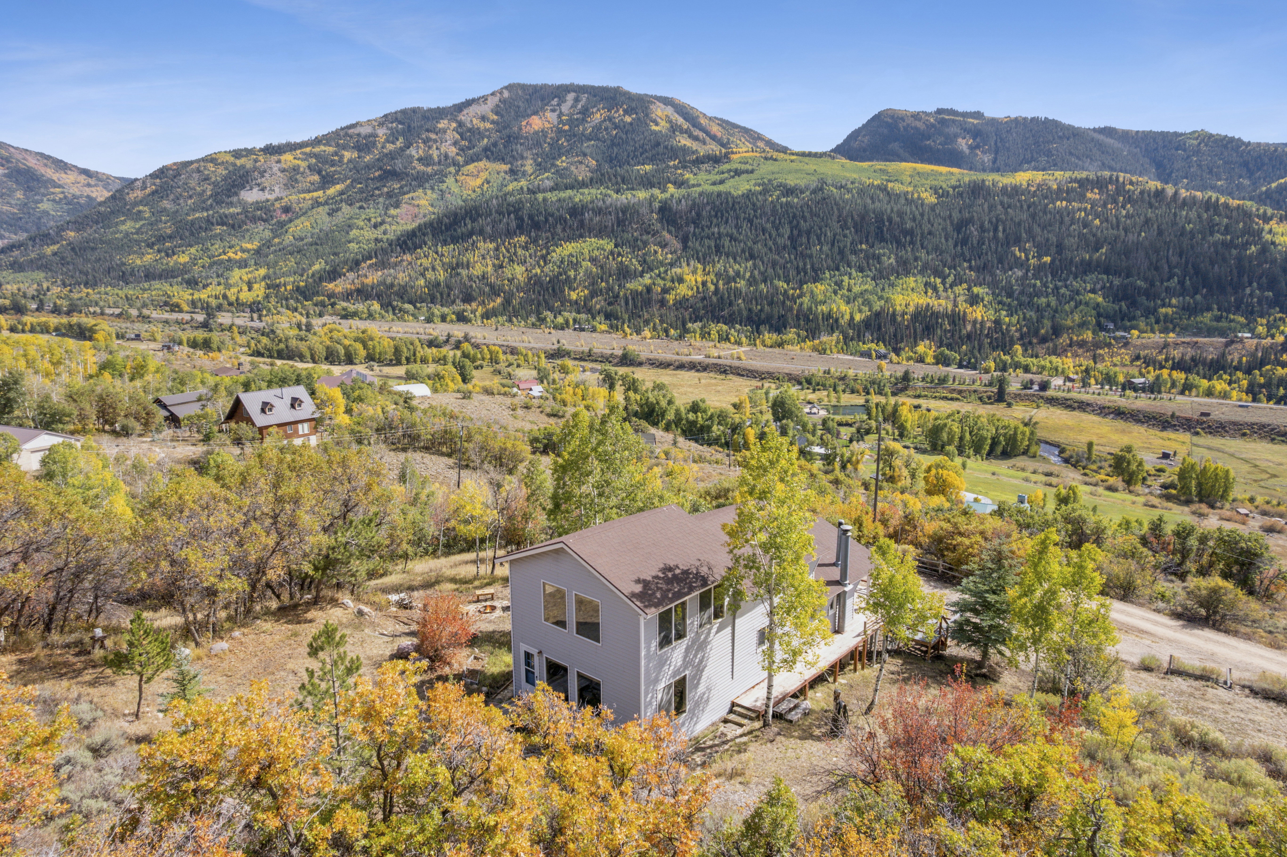 View of mountain backdrop