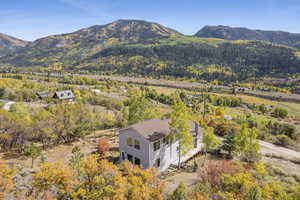 View of mountain backdrop