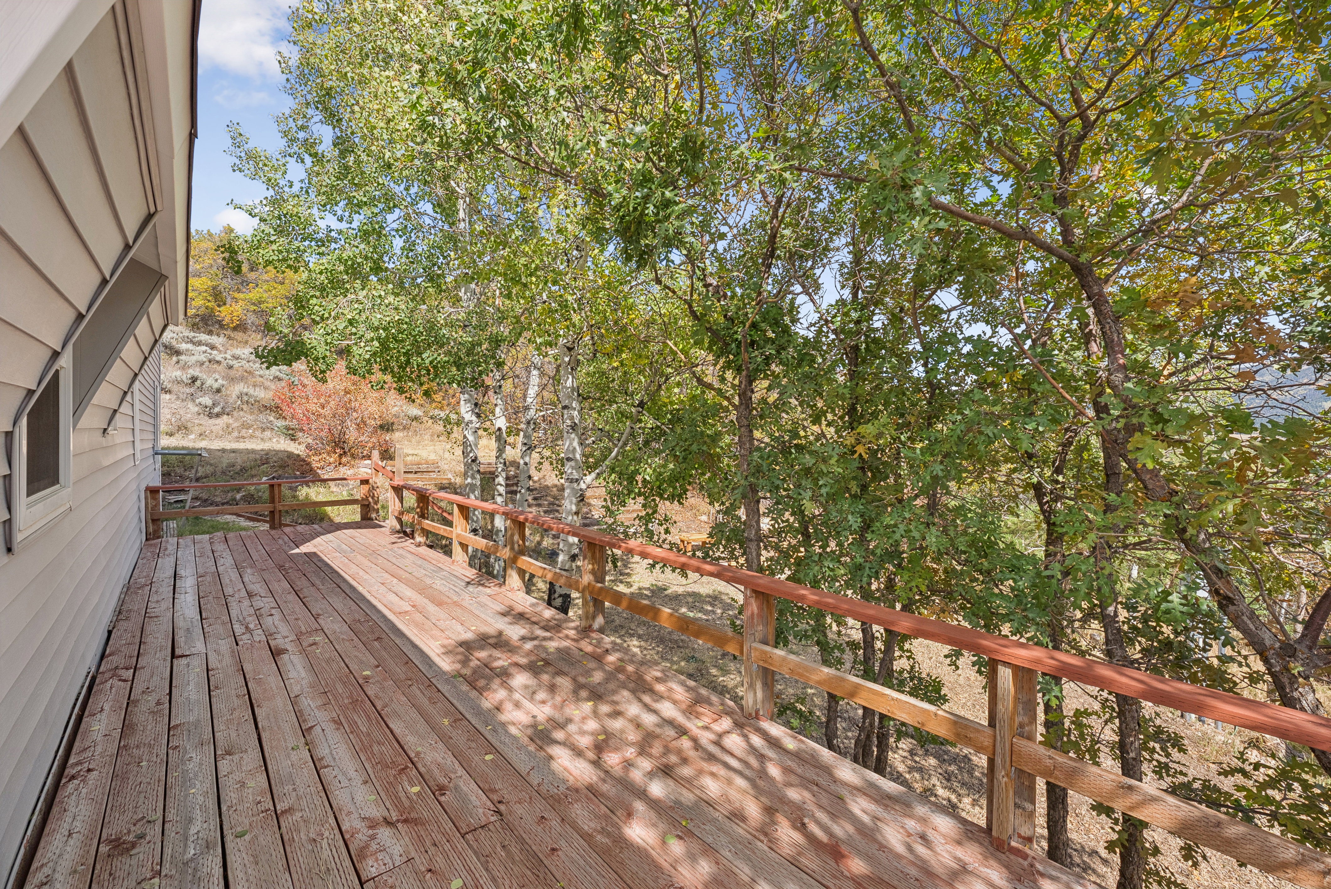 View of deck