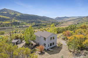 View of mountain backdrop