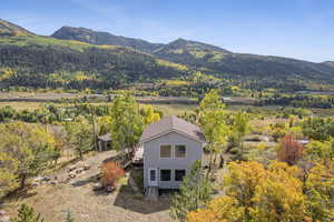 View of mountain background