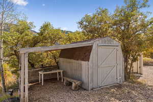 View of shed