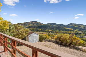 View of mountain backdrop