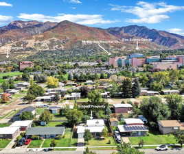 Bird's eye view of mountains