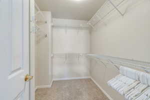 View of spacious closet