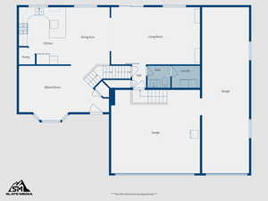 View of floor plan / room layout