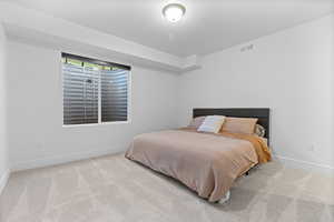 Basement bedroom 6 with walk-in closet and en-suite bath