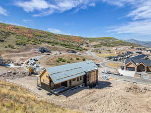 Bird's eye view of mountains