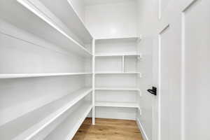 View of storage area