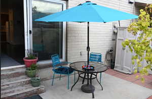 View of patio / terrace featuring outdoor dining area