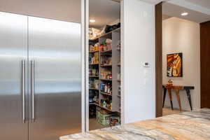 View of storage area