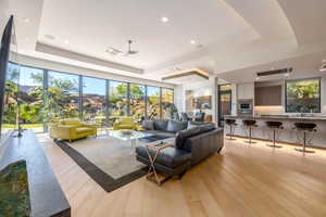 Common area featuring recessed lighting