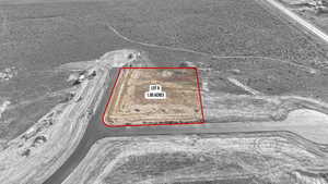 Map / location with property parcel outlined