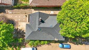 Aerial view of property and surrounding area