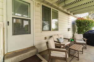 View of patio / terrace with a grill