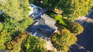 Aerial view of property