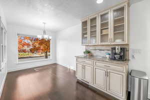 Dining area with built in buffet