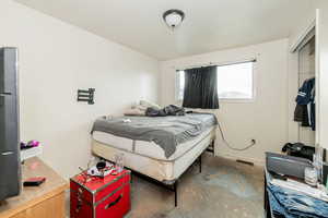 Bedroom featuring a closet