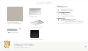 View of a document with a collage of images